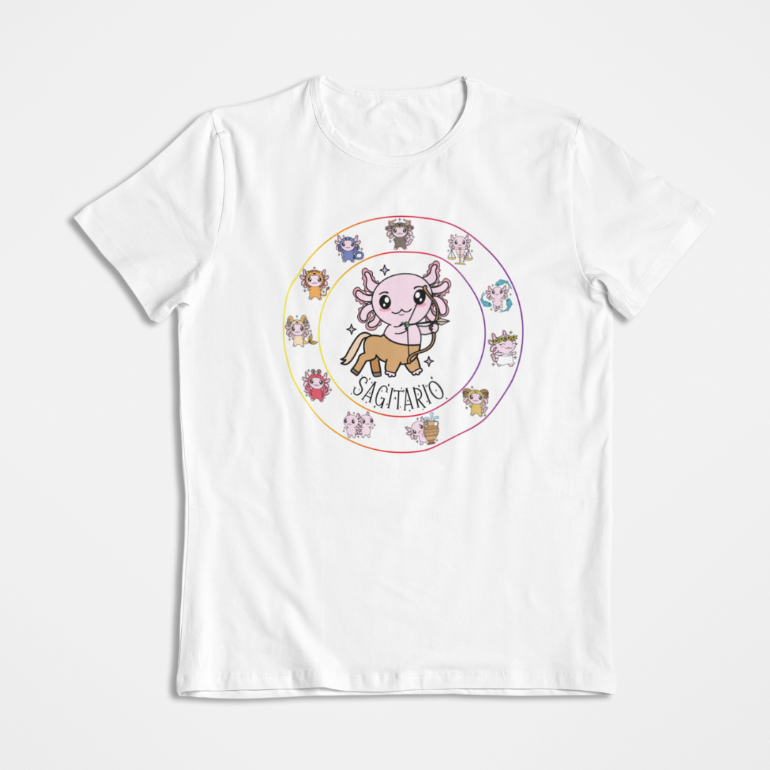Playera Horoscopos Sagitario Axolotzin Ajolote