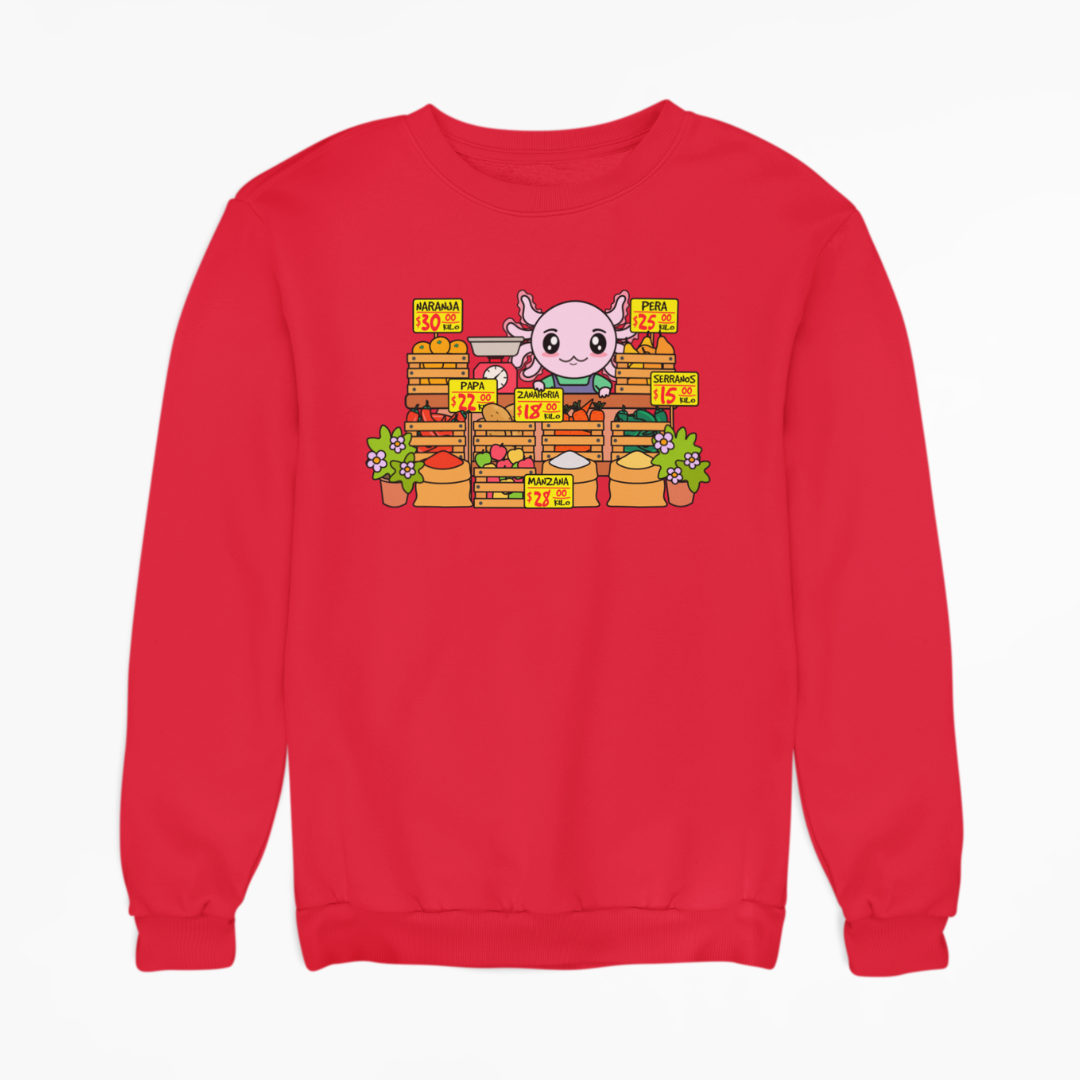 Sudadera Axolotzin Marchante Ajolote Unisex