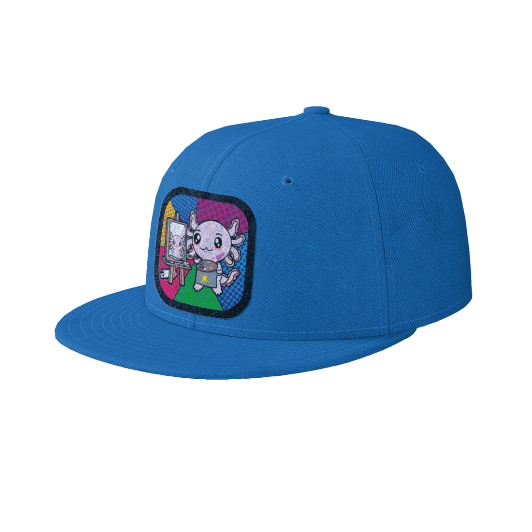 Gorra Unisex Plana Axolotzin Autoretrato