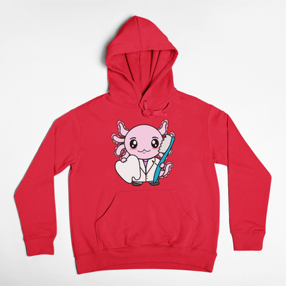 Hoodie Axolotzin Dentista Ajolote Unisex