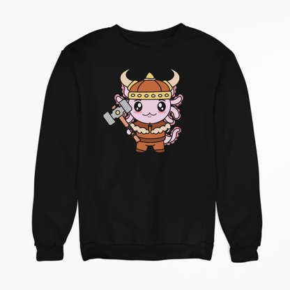Sudadera Axolotzin Vikingo Ajolote Unisex