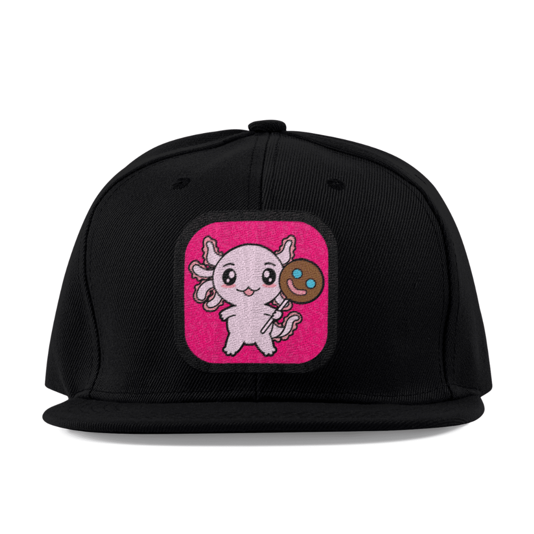 Gorra Unisex Plana Axolotzin Paleta Sonrisa