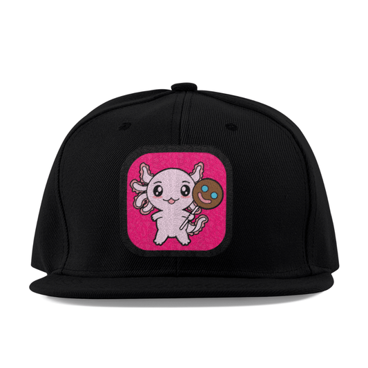 Gorra Unisex Plana Axolotzin Paleta Sonrisa