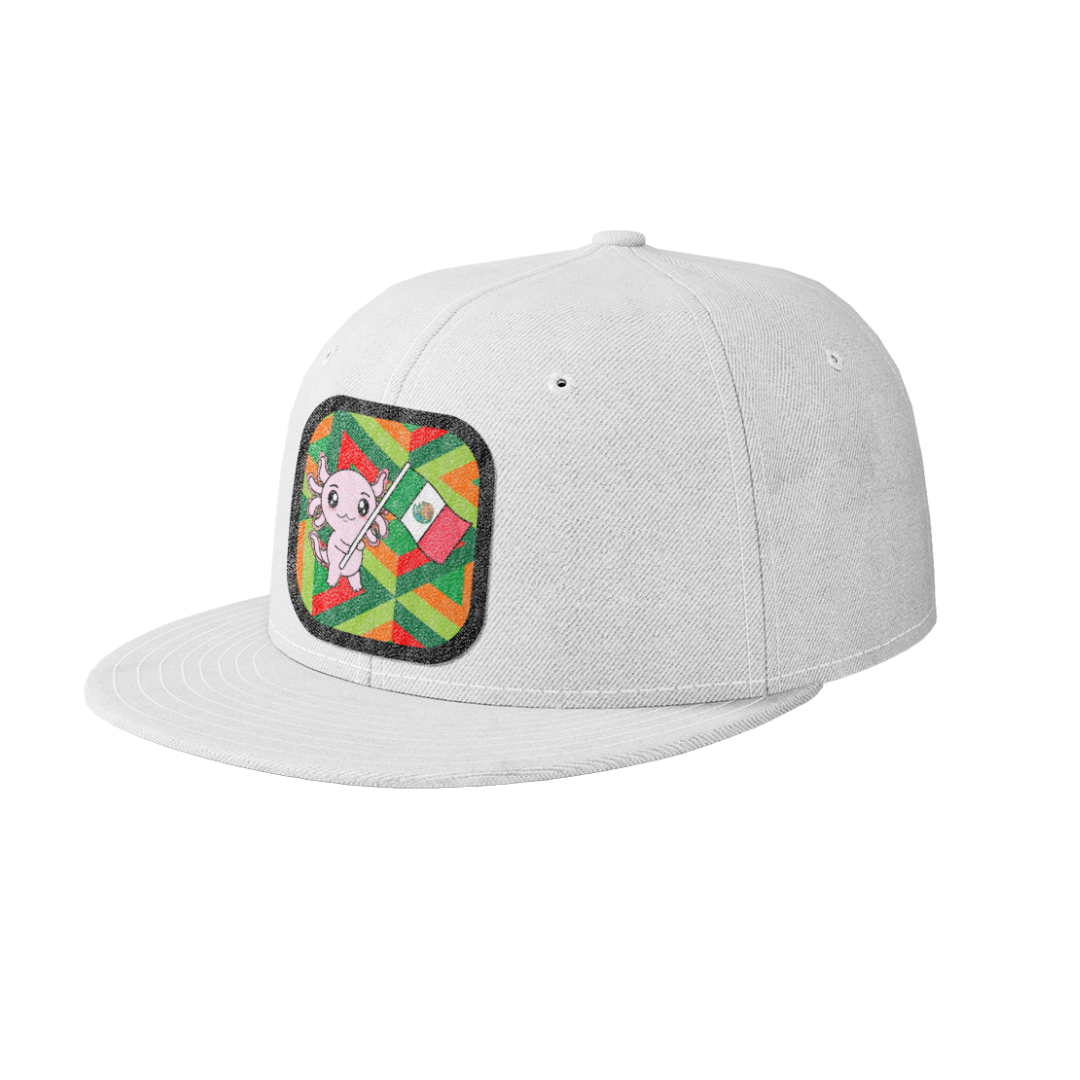 Gorra Unisex Plana Axolotzin Bandera