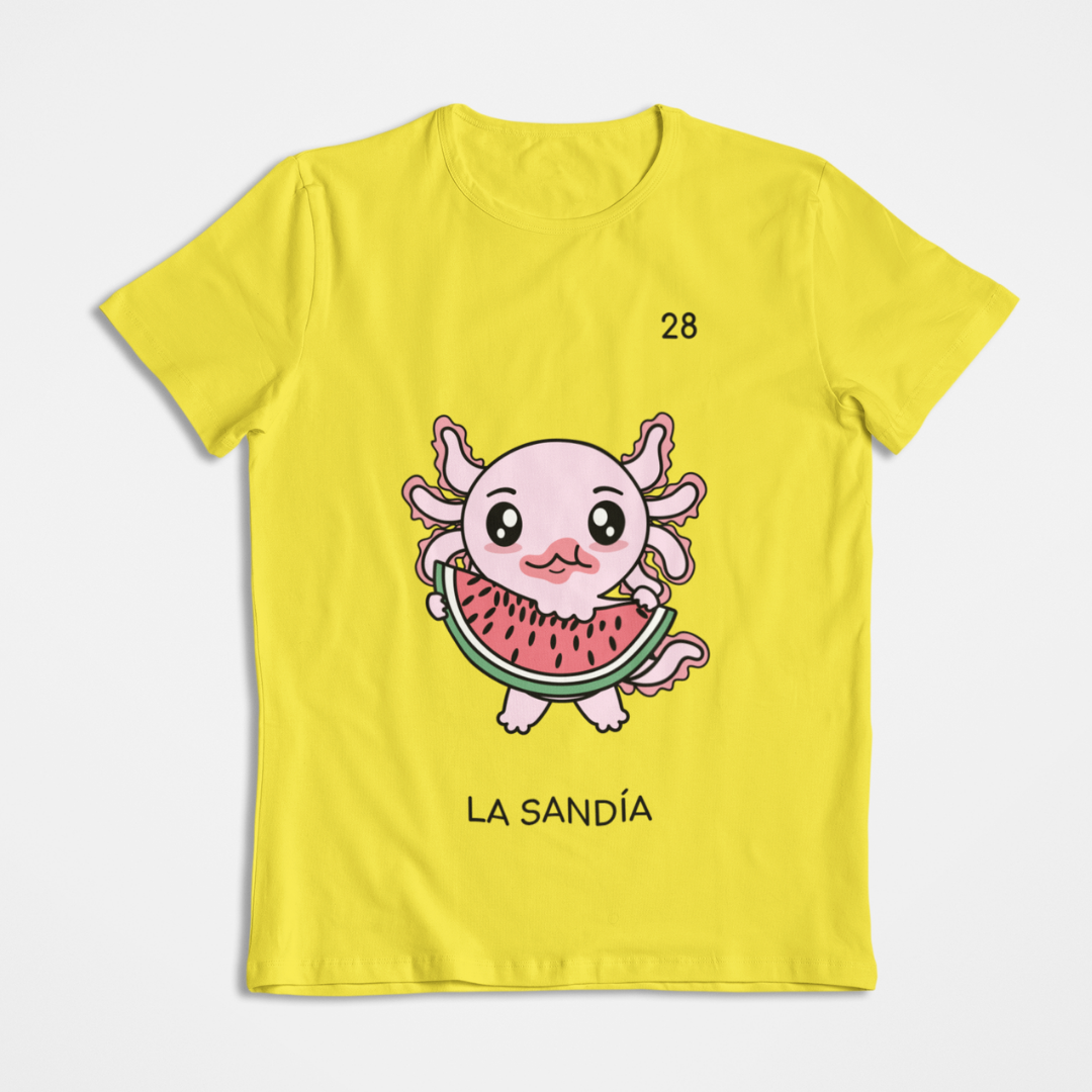 Playera Axoloteria La Sandia Ajolote