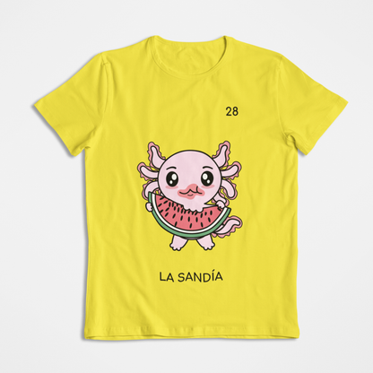 Playera Axoloteria La Sandia Ajolote