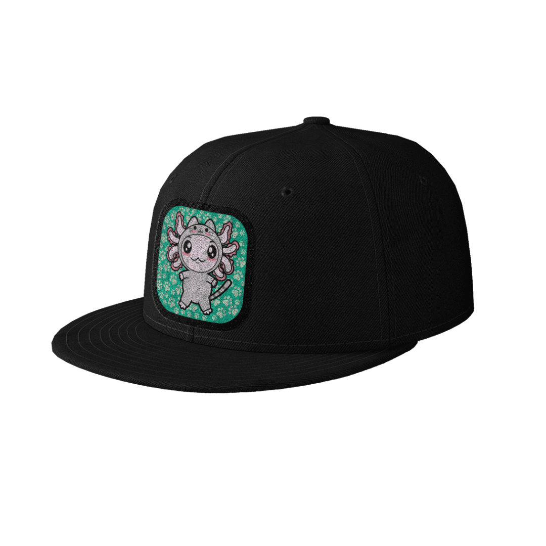 Gorra Unisex Plana Axolotzin Disfraz Gato