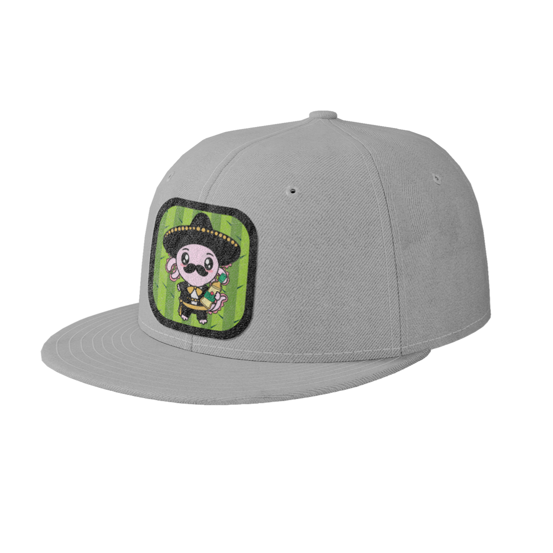 Gorra Unisex Plana Axolotzin Mariachi