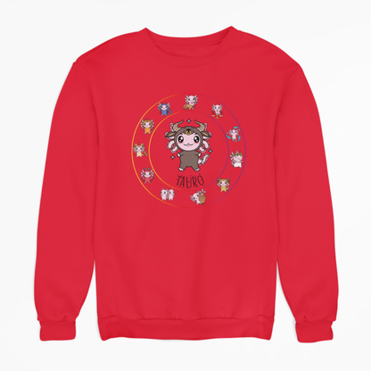 Sudadera Horóscopos Tauro Axolotzin Ajolote Unisex