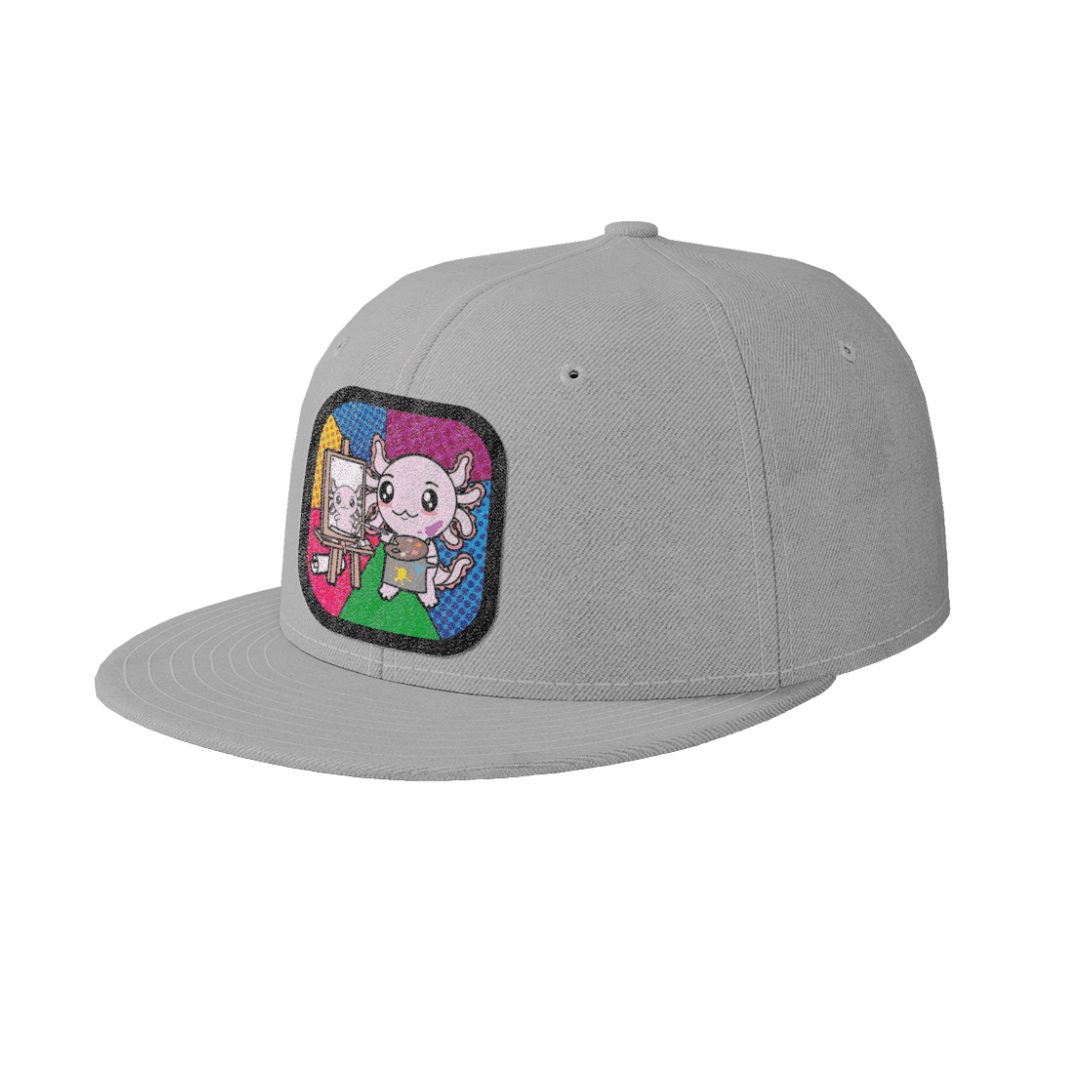 Gorra Unisex Plana Axolotzin Autoretrato