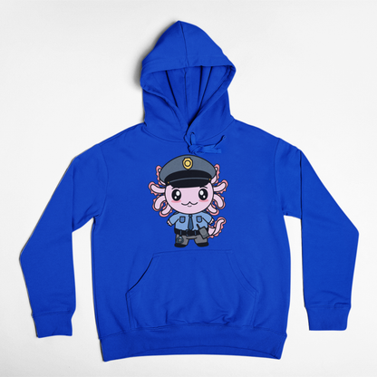 Hoodie Axolotzin Policía Ajolote Unisex