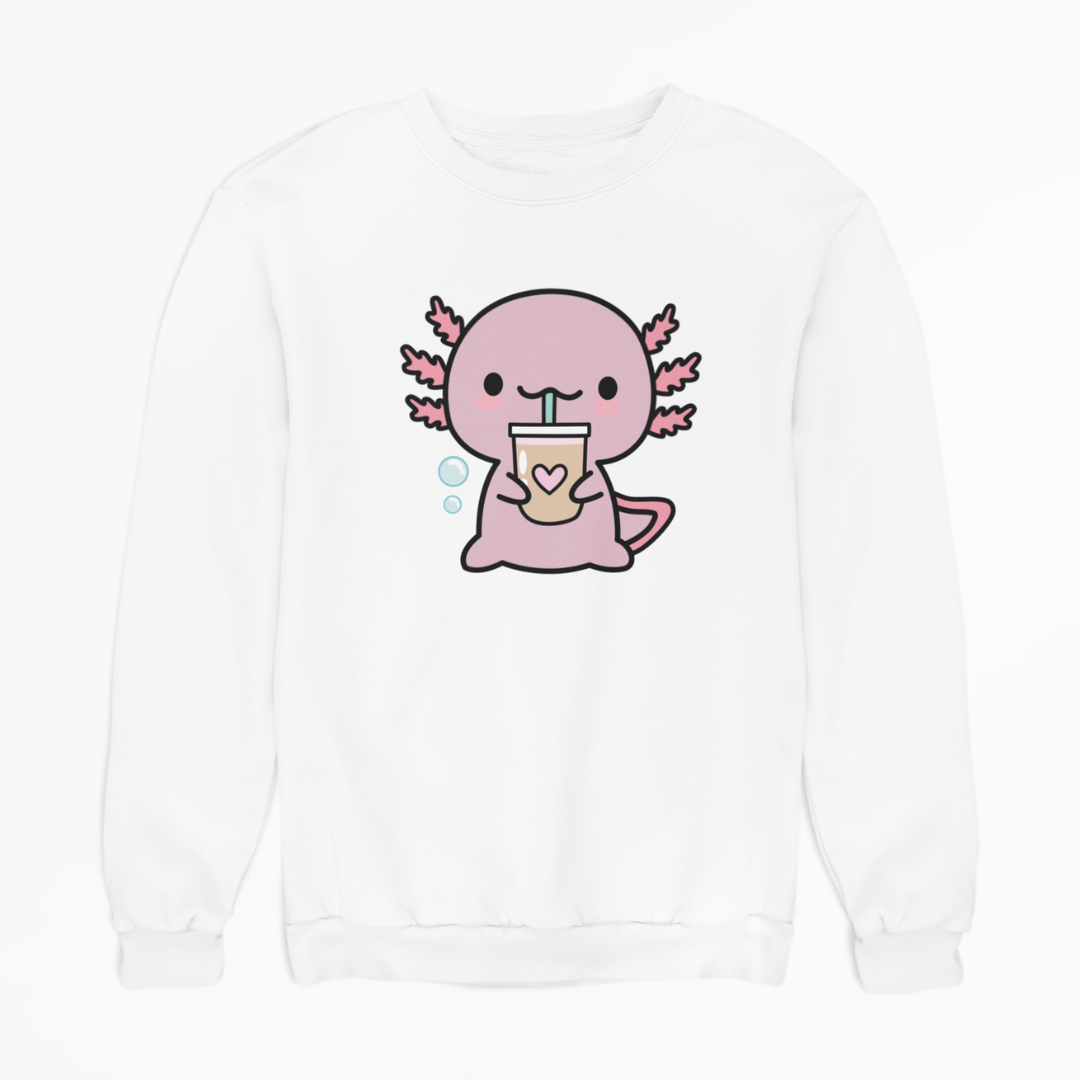 Sudadera Ajolote Bebiendo Xo The Monster