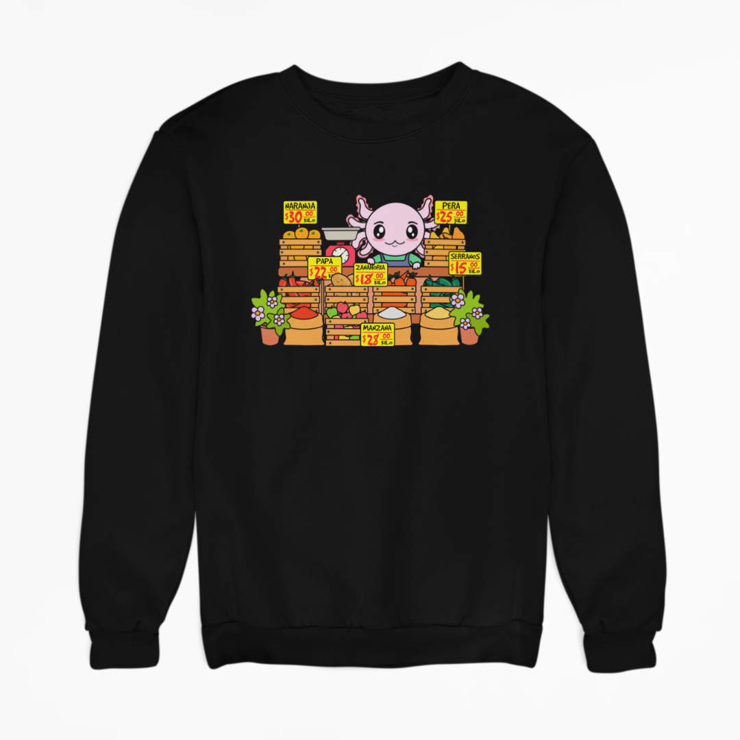 Sudadera Axolotzin Marchante Ajolote Unisex