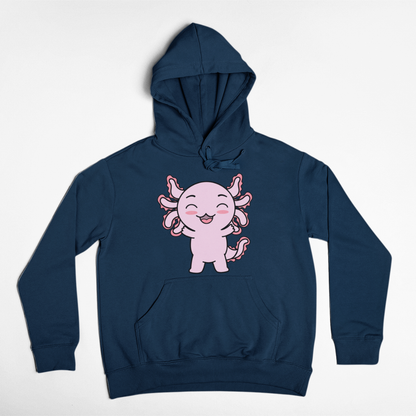 Hoodie Axolotzin Feliz Ajolote Unisex