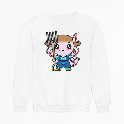 Sudadera Axolotzin Granjero Ajolote Unisex