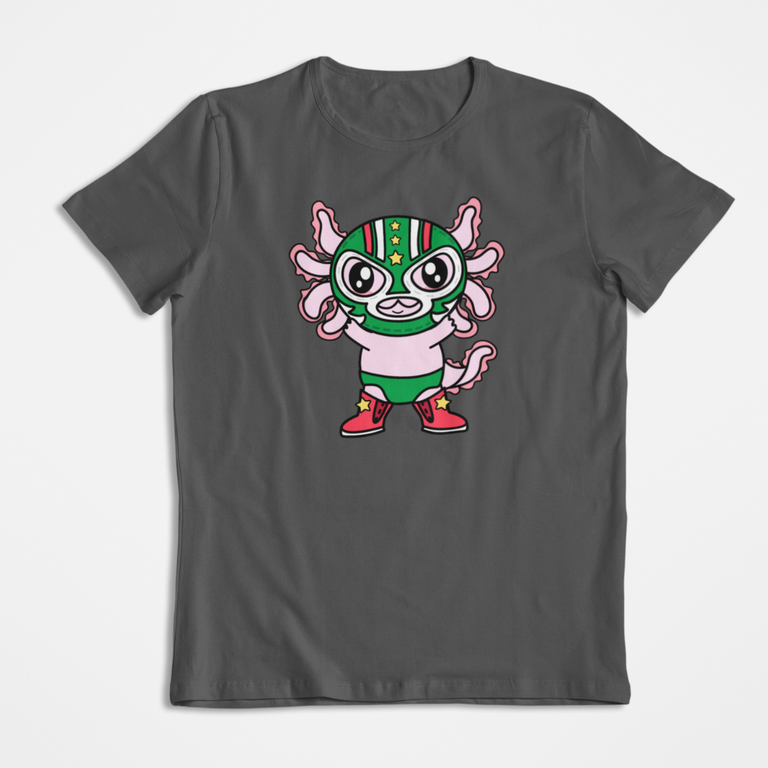 Playera Axolotzin Luchador Ajolote