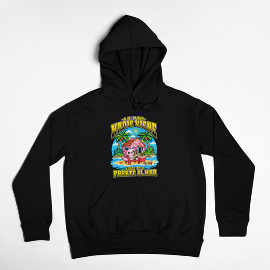 Hoodie Ajolotito Mi Playa