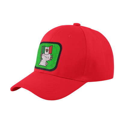 Gorra Unisex Curva Ajolote Y Su Bandera Xo The Monster
