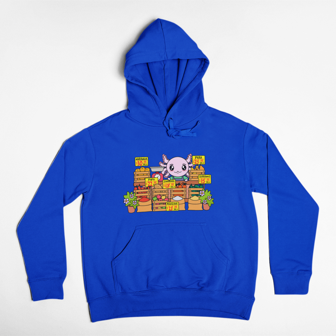 Hoodie Axolotzin Marchante Ajolote Unisex