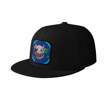 Gorra Unisex Plana Axolotzin Reportero