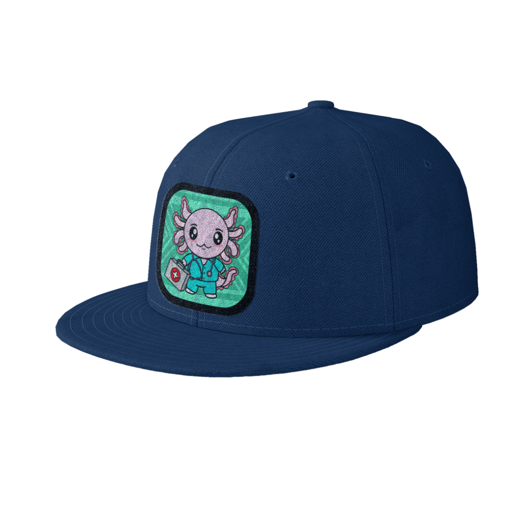 Gorra Unisex Plana Axolotzin Enfermero