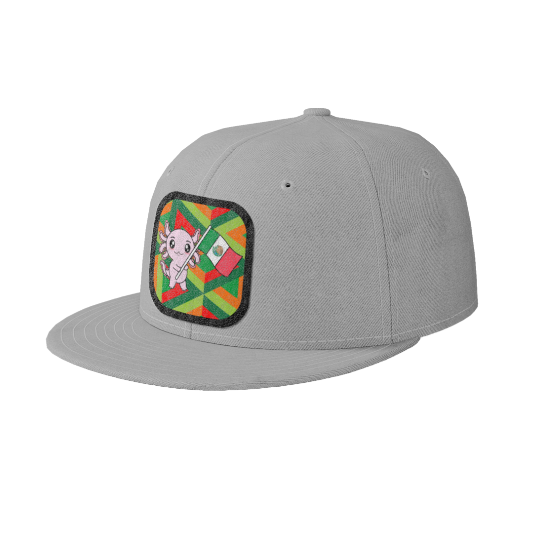 Gorra Unisex Plana Axolotzin Bandera