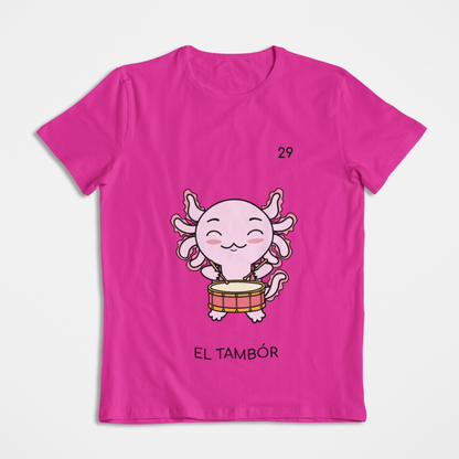 Playera Axoloteria El Tambor Ajolote