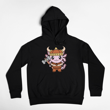 Hoodie Axolotzin Vikingo Ajolote Unisex