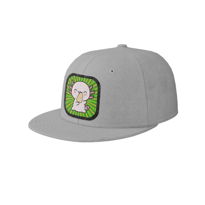 Gorra Unisex Plana Ajolote Comiendo Elote Xo The Monster