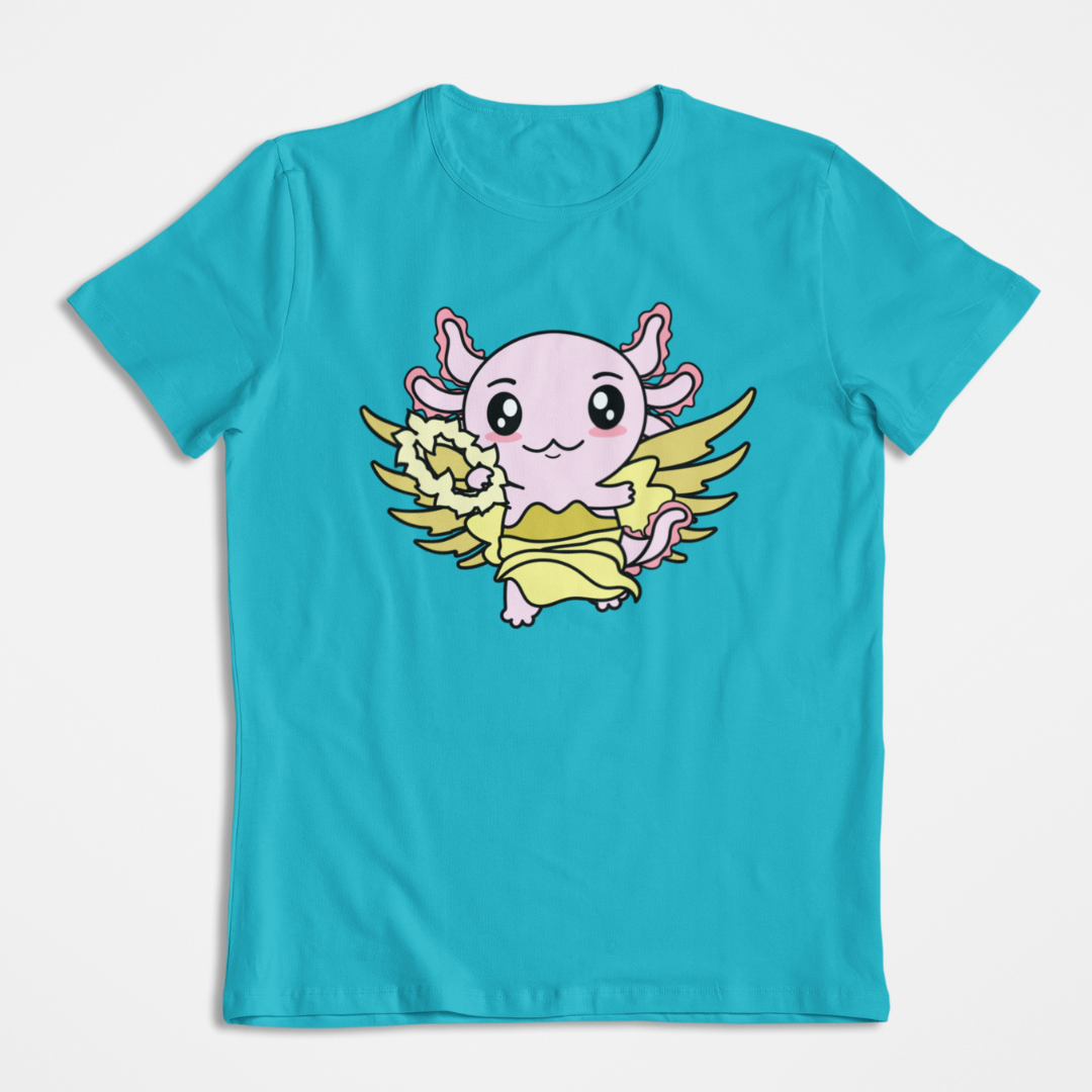 Playera Axolotzin Victoria Alada Ajolote
