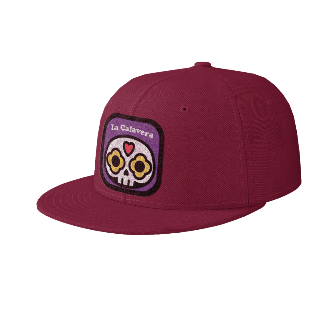 Gorra Unisex Plana Calavera