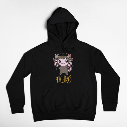 Hoodie Axolotzin Horóscopos Nombre Tauro Ajolote Unisex