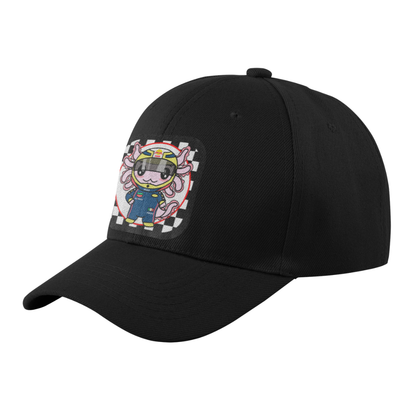 Gorra Unisex Curva Axolotzin Piloto De Carreras