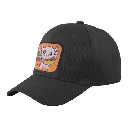 Gorra Unisex Curva Axolotzin Comiendo Jocho