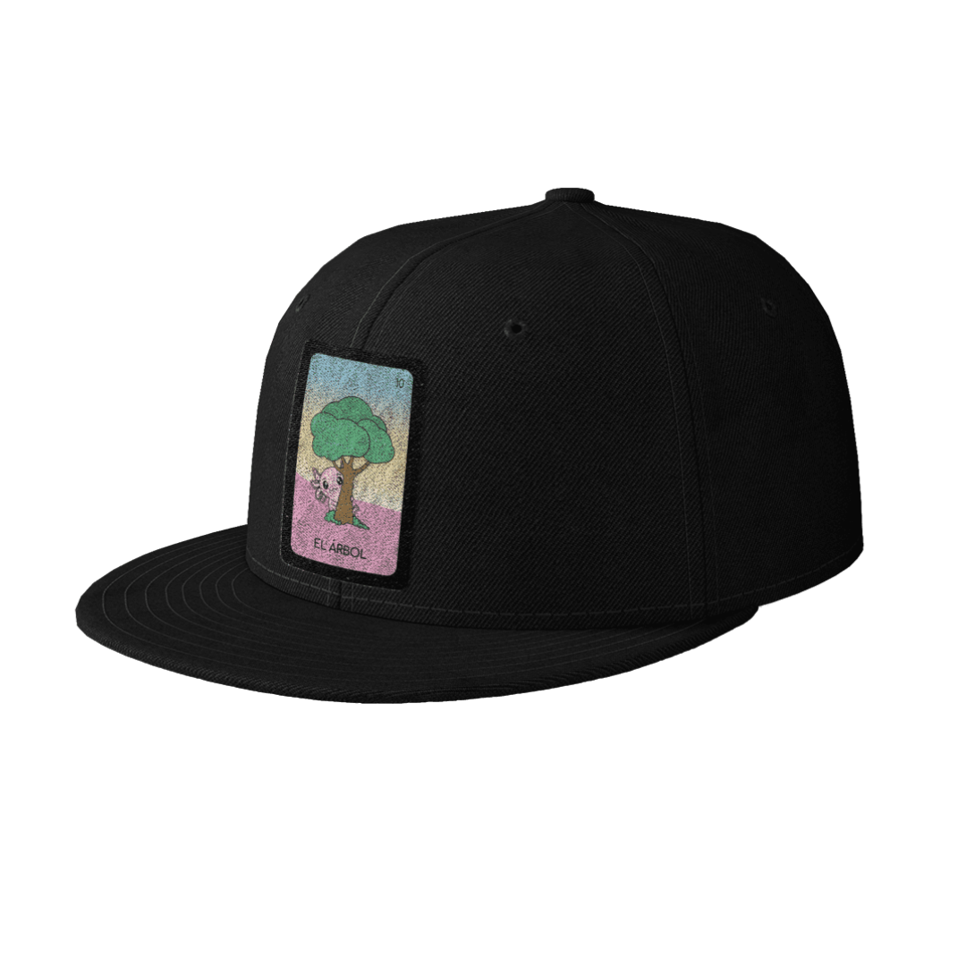 Gorra Unisex Plana Axoloteria El Árbol Ajolote