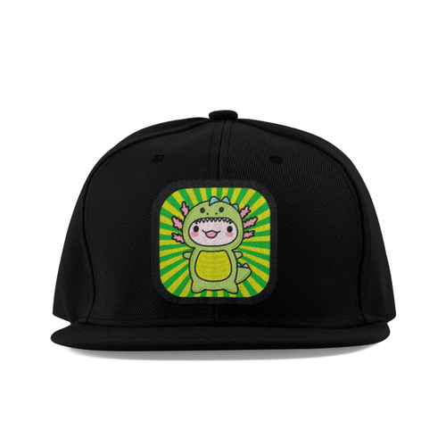 Gorra Unisex Plana Ajolote Dino Xo The Monster