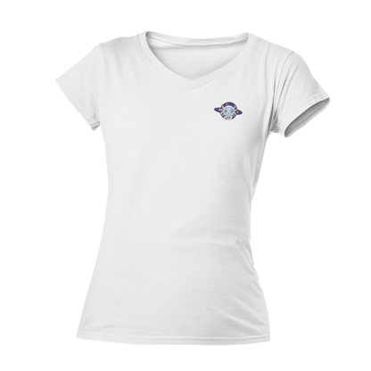 Playera Cuello V Axolotzin Universo Ajolote Adulto