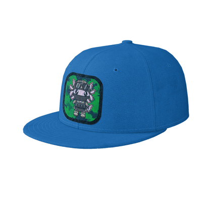 Gorra Unisex Plana Axolotzin Militar