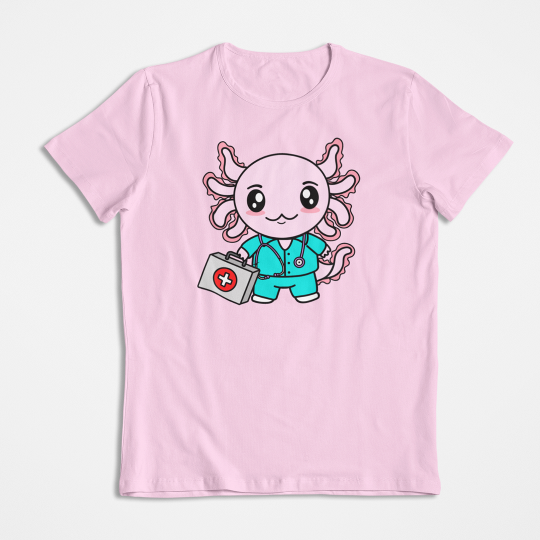 Playera Axolotzin Enfermero Ajolote