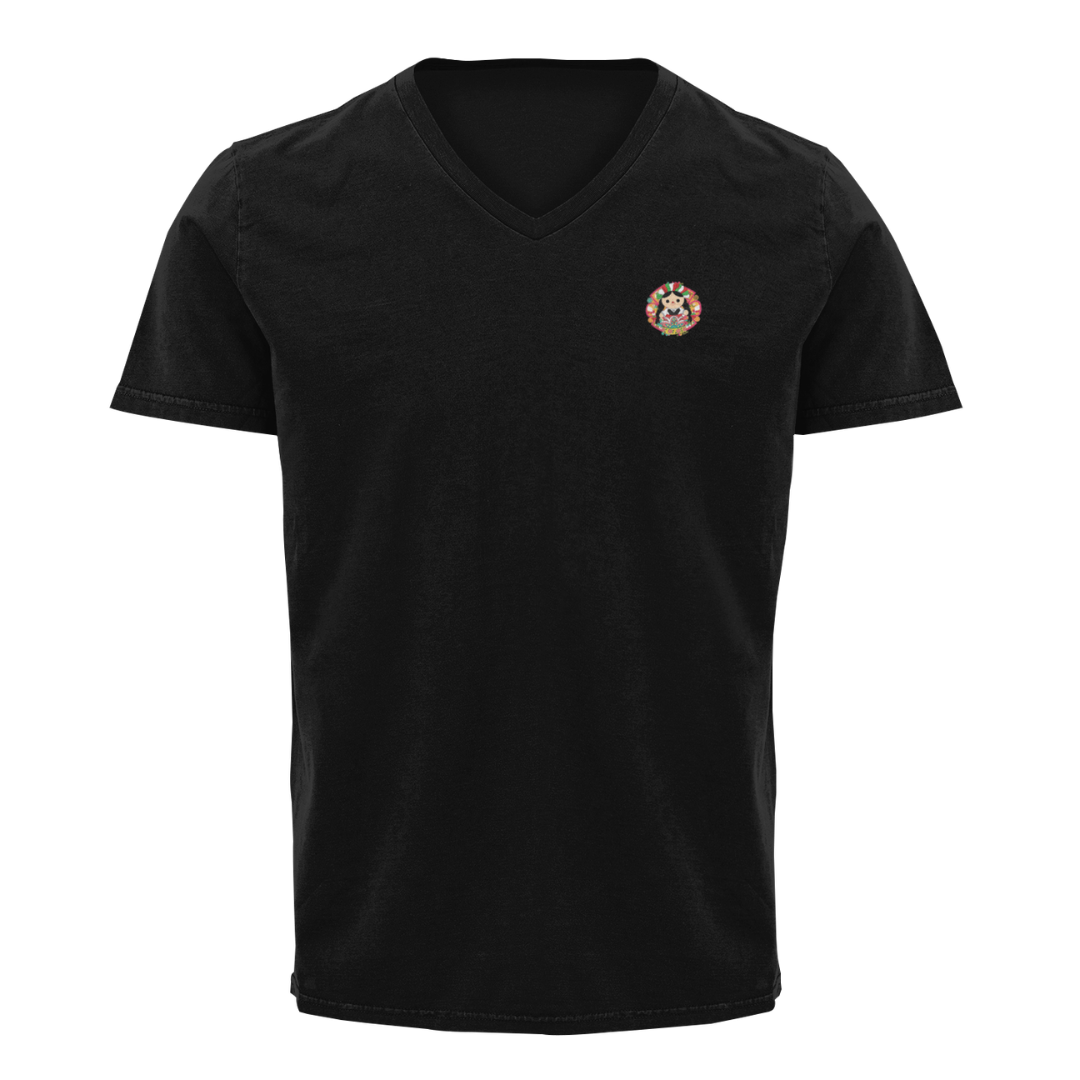 Playera Cuello V Muñequita 1 Adulto