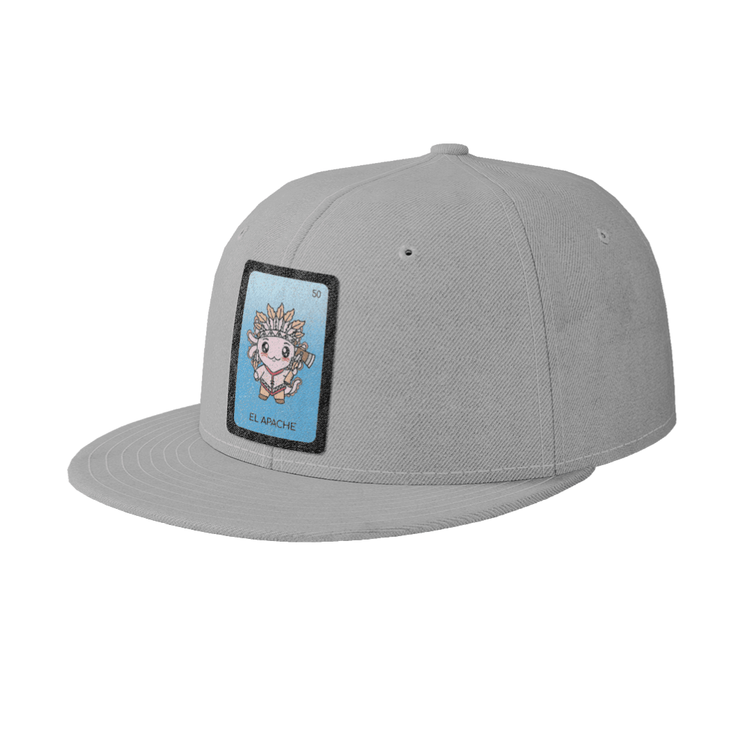 Gorra Unisex Plana Axoloteria El Apache Ajolote