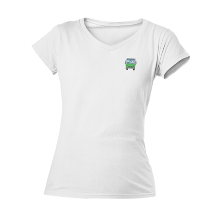 Playera Cuello V Axolotzin Microbusero Ajolote
