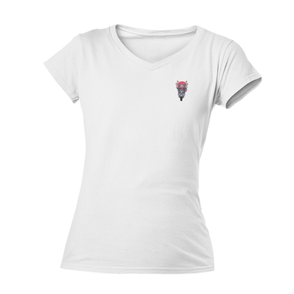 Playera Cuello V Axolotzin Motoneta Ajolote