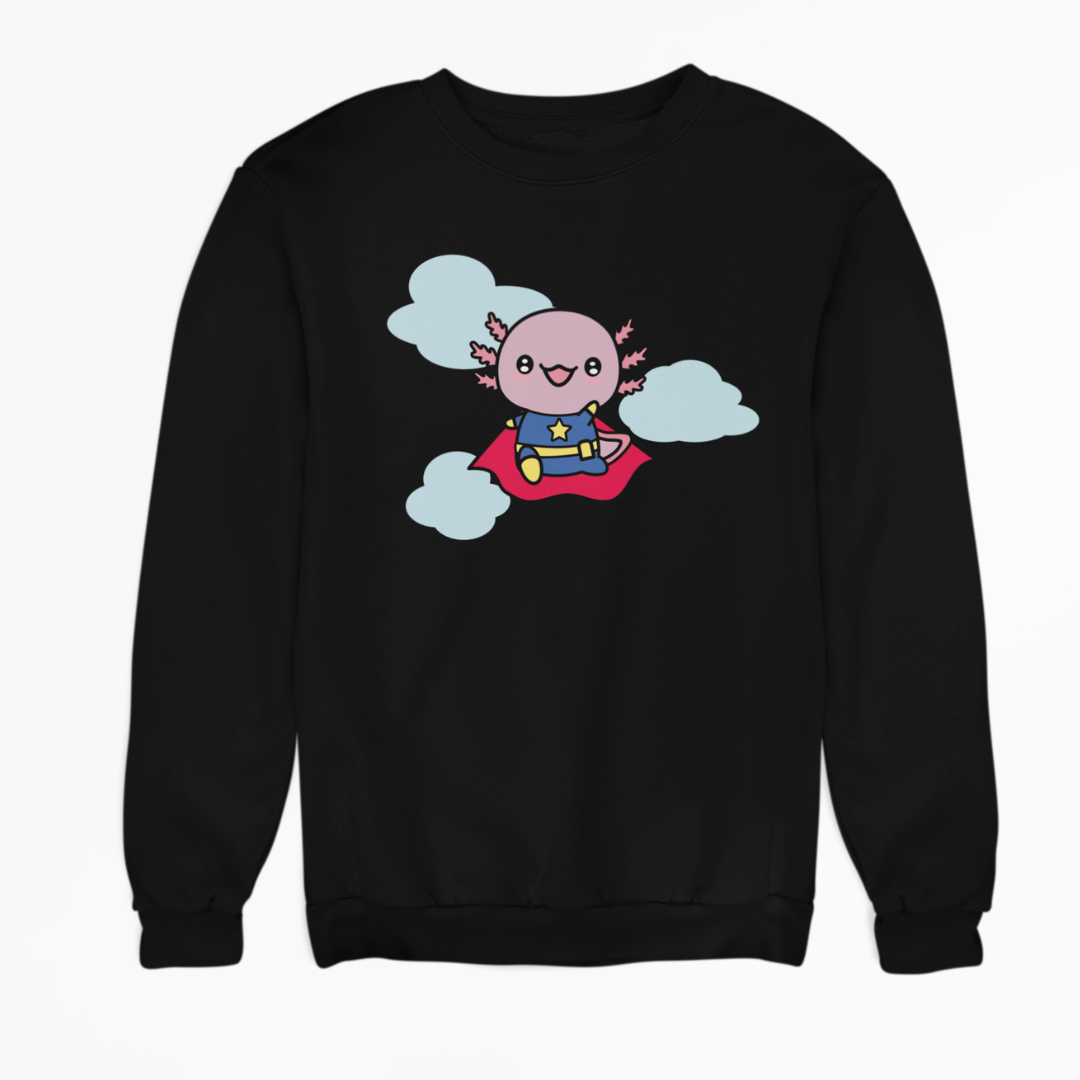 Sudadera Ajolote Super Heroe Xo The Monster