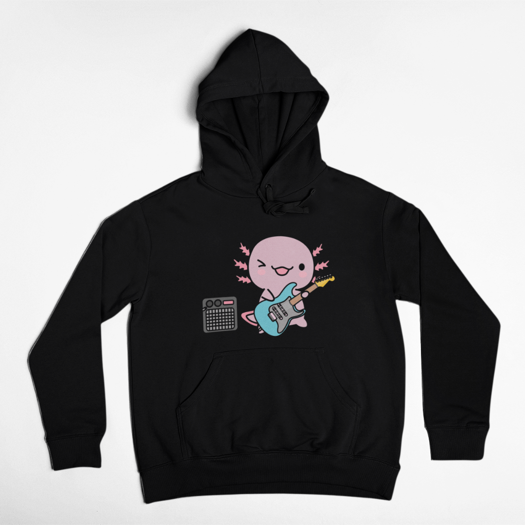 Hoodie Ajolote Guitarrista Xo The Monster