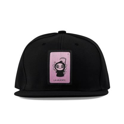 Gorra Unisex Plana Axoloteria La Muerte Ajolote