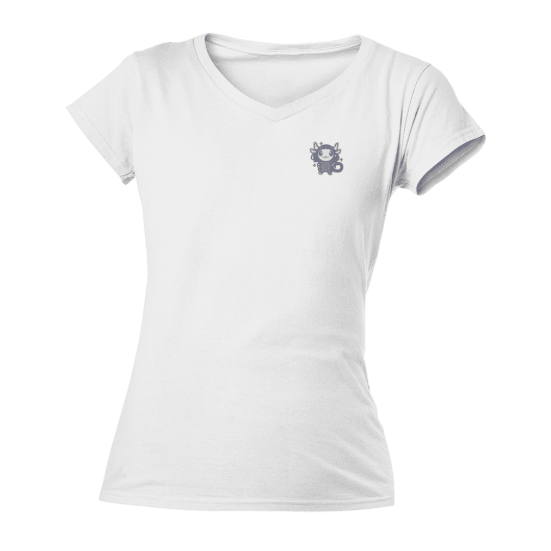Playera Cuello V Horoscopos Escorpio Axolotzin Ajolote Adulto
