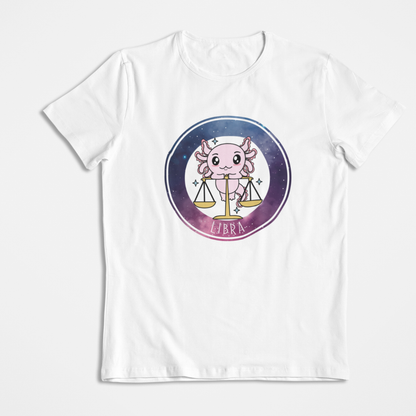 Playera Axolotzin Horoscopos Galaxy Libra Ajolote