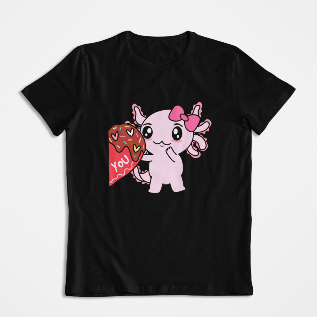 Playera Axolotzin Love You Ajolote