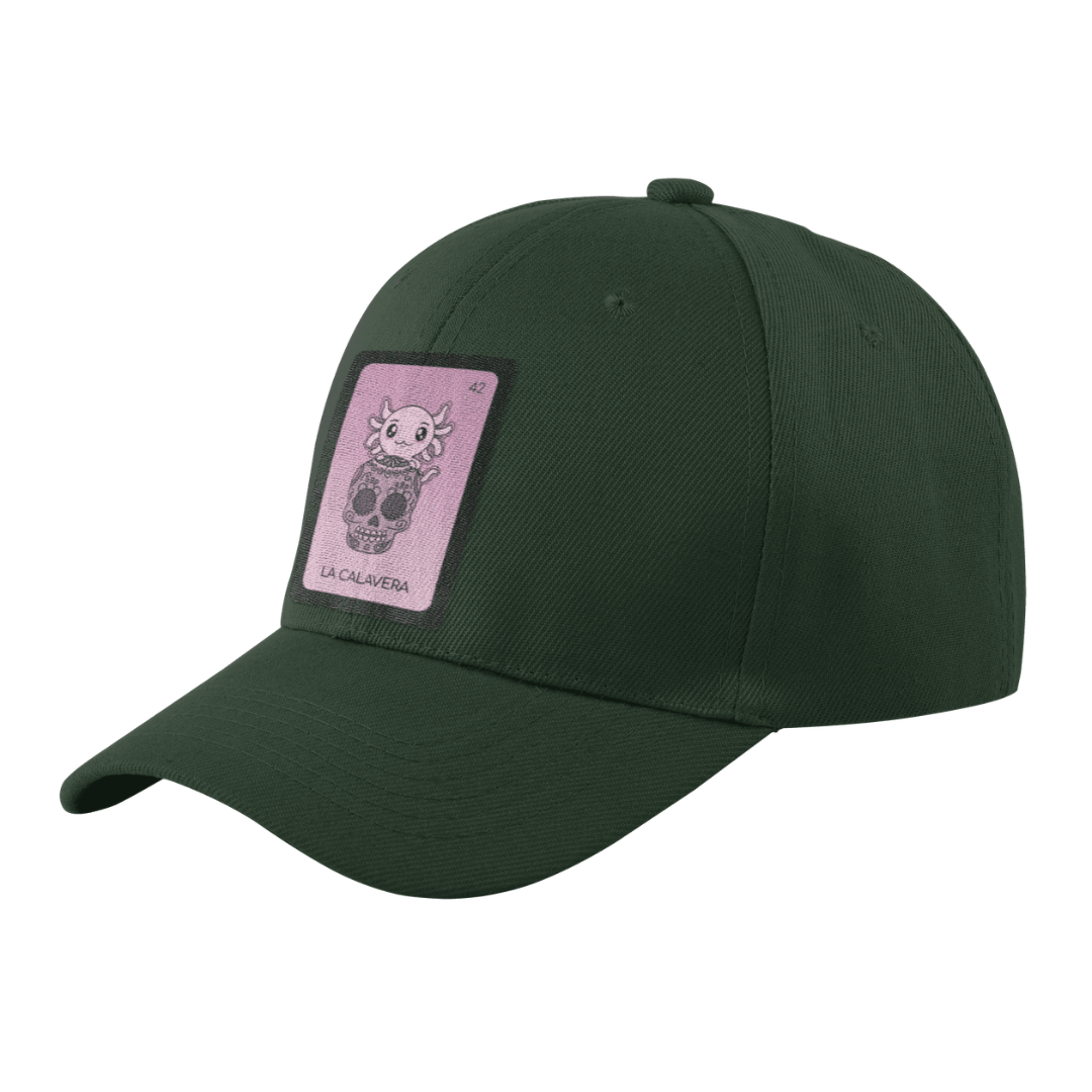 Gorra Unisex Curva Axoloteria La Calavera Ajolote